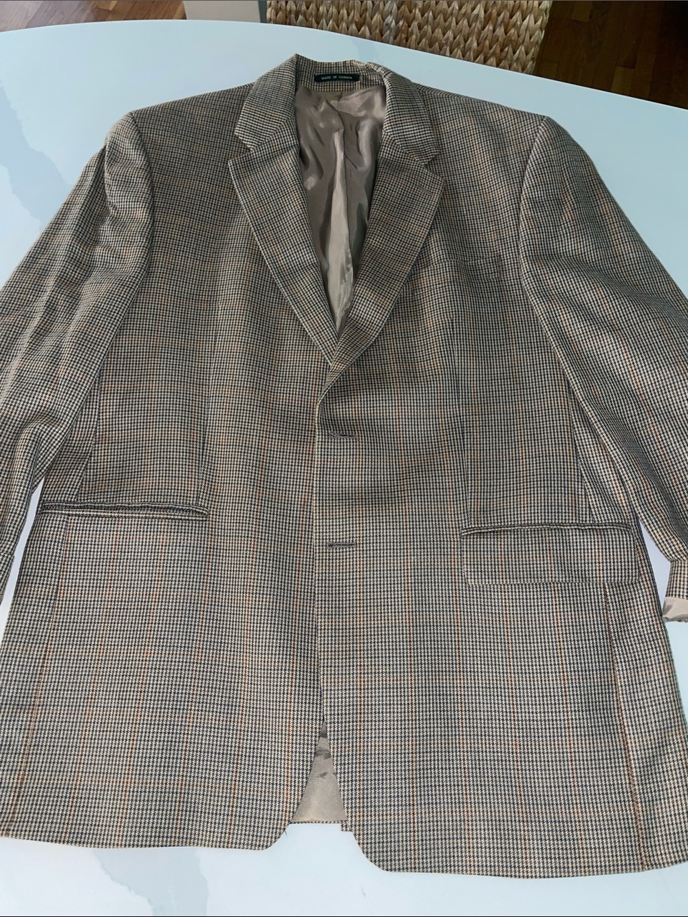 Ralph Lauren Vintage Plaid Tartan Blazer Unisex made in Canada